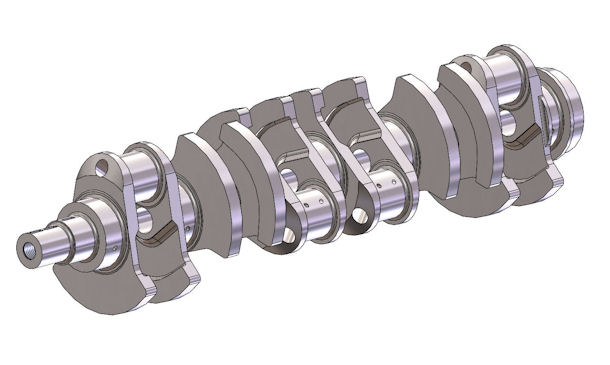 CAD Crankshaft